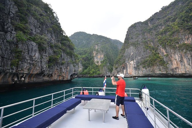 Blu Anda Catamaran to Phi Phi from Phuket - Ko Phi Phi Lee, Maya Bay kayaking, and the long scenic cruise past icons