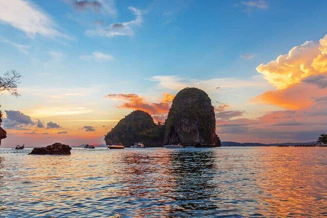 Early bird Krabi to Phi Phi islands + 4 Islands by Speedboat - Four Islands stretch: Bamboo, Chicken Island, Tup Island, Poda