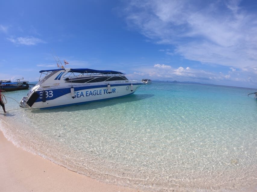 From Krabi: Phi Phi Islands Speedboat Day Tour - Loh Samah Bay and Pileh Lagoon: where the snorkeling makes the day