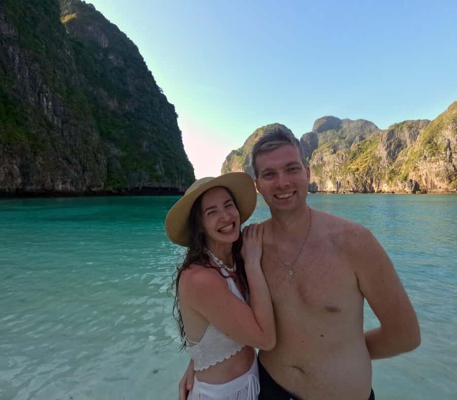 From Phi Phi Island: Maya Bay Sunset & Plankton by Speedboat - Maya Bay golden hour: what you get, what you can’t do