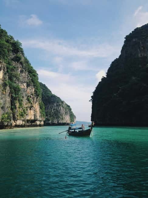 From Phi Phi: Maya Bay HalfDay Longtail Boat with Snorkeling - The 2:00 PM option: sunset on the boat and glowing plankton