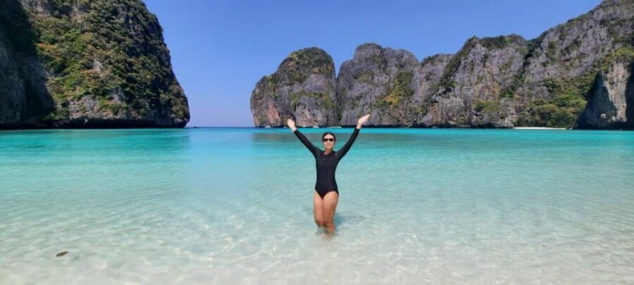 From Phi Phi: Sunrise Maya Bay, Pileh Lagoon Speedboat Tour - Guides, timing, and the GoGi Batman factor