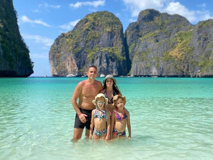 From Phi Phi: Sunset & Plankton Swim Tour By Speedboat - Pileh Lagoon: the classic cliff-ringed swim moment