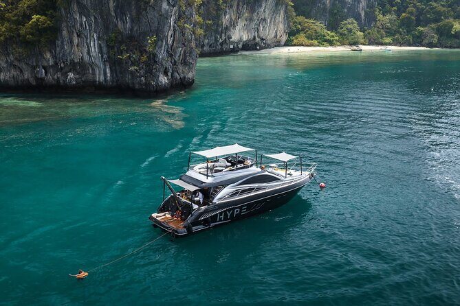 Hype Yacht : VIP Tour Phi Phi Island & Maya Bay from Phuket - Ko Phi Phi Lee Stop: A Lagoon Swim That Works Even on a Packed Day