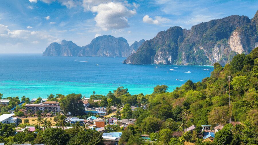 Krabi Phi Phi & Bamboo Island One Day Tour By Speed Boat - Monkey Bay at Phi Phi Don: Quick Photos, Not a Full Swim
