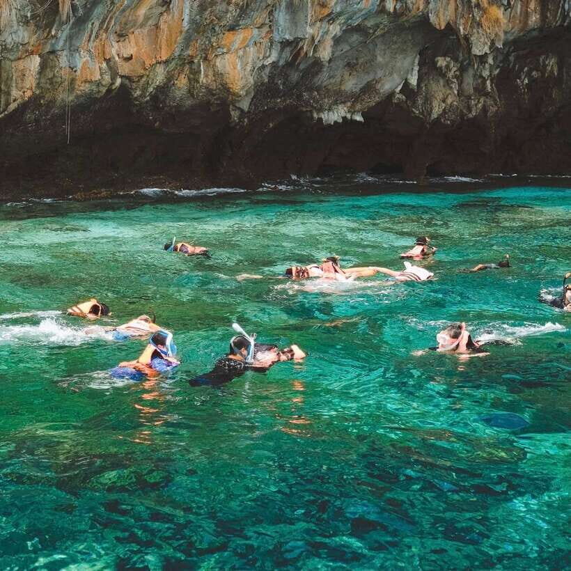 Krabi: Phi Phi Islands Speedboat Tour with Buffet Lunch - Viking Cave and the Swiftlet Bird-Nest Story