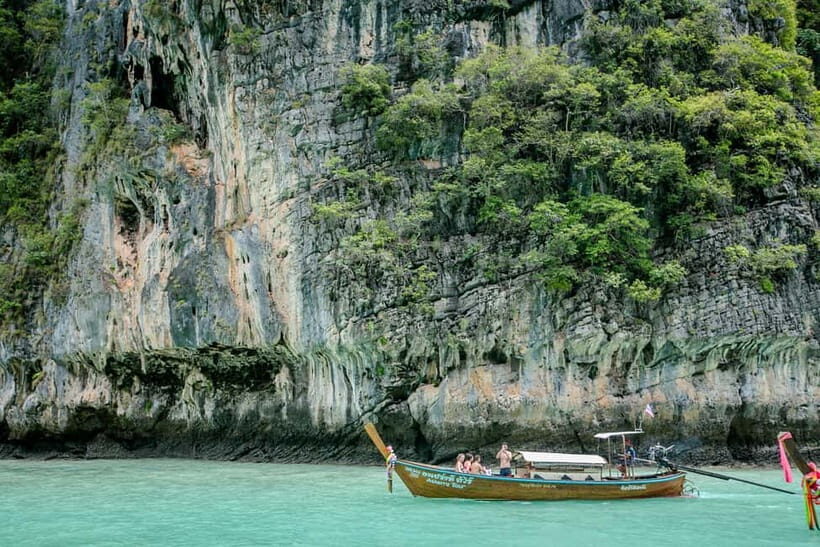 Phi Phi: Half Day Long Tail Boat to Maya Bay - The 2 p.m. departure: sunset and plankton swimming (and longer timing)
