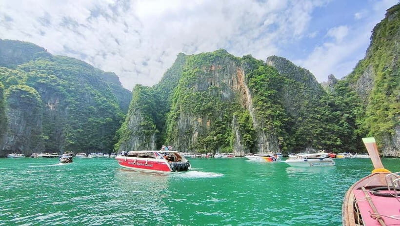 Phi Phi: Half Day Long Tail Boat to Maya Bay - Meeting at McDonald’s pier and what to bring for a wet, sunny day