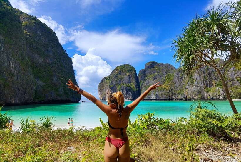 Phi Phi: Half-Day Tour with Maya Bay, Pileh Lagoon & Snorkel - Viking Cave Close-Enough Photos and Snorkeling Time