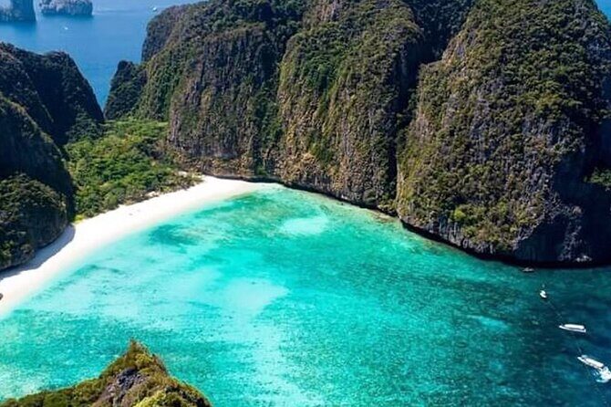 Phi Phi Islands Tour by Luxury Big Boat from Phuket - Monkey Beach and Phi Phi Don: Quick Views, Main Island Energy