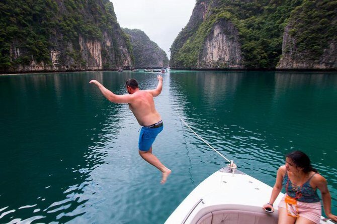 Phi Phi, Maiton, Khai Island Sunset Romantic Trip By Phuket Seahorse Marine - Pileh Bay and Monkey Beach: short scenic breaks that still feel worth it