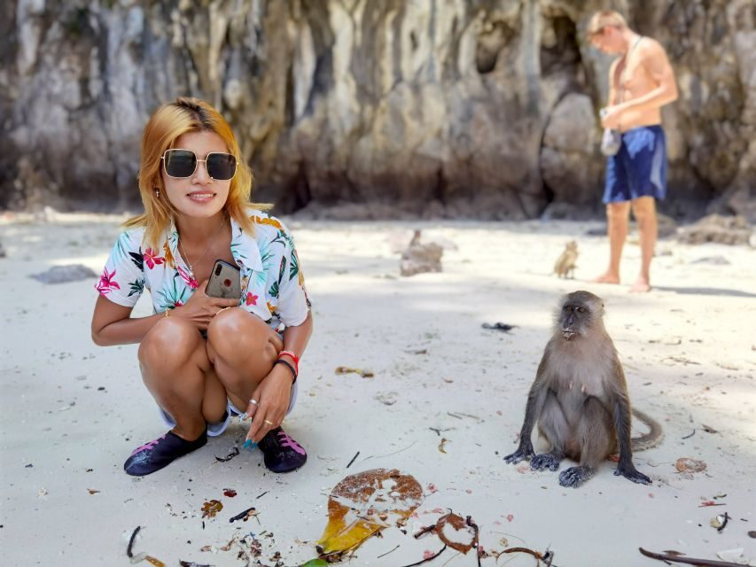 Phi Phi: Maya Bay, Bamboo Island & Plankton Full-Day Tour - Monkey Bay: wildlife viewing without the circus vibe