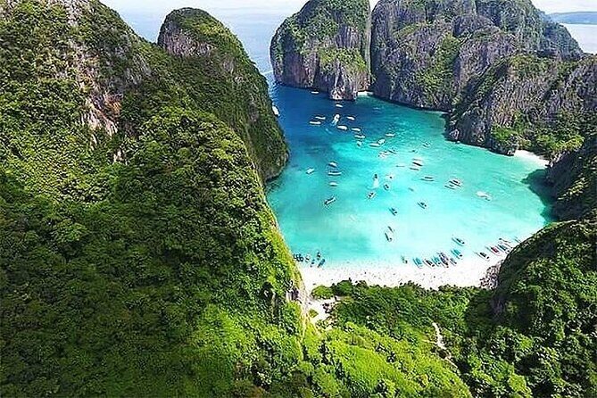 PHUKET: Phi Phi-Maya-Yao Yai-Khai Island by Speed Boat with Lunch - Phi Phi Don: Monkey Beach and reef snorkeling